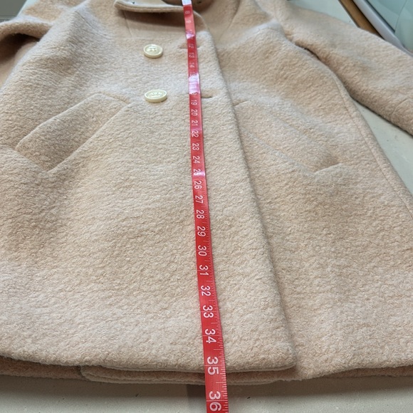 GOELIA Bouclè Soft Pink Winter Coat - Picture 4 of 9